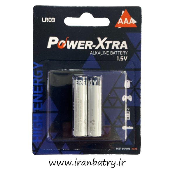 باتری نیم قلمی آلکالاین غیرشارژی پاوراکسترا