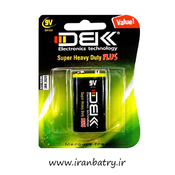 باتری ۹ ولت غیرشارژی معمولی