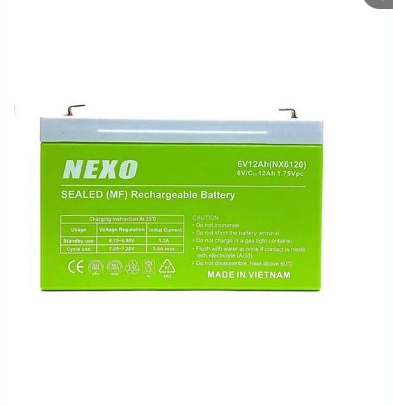 باطری سیلد اسید نکسو ویتنام 6 ولت 12 آمپر