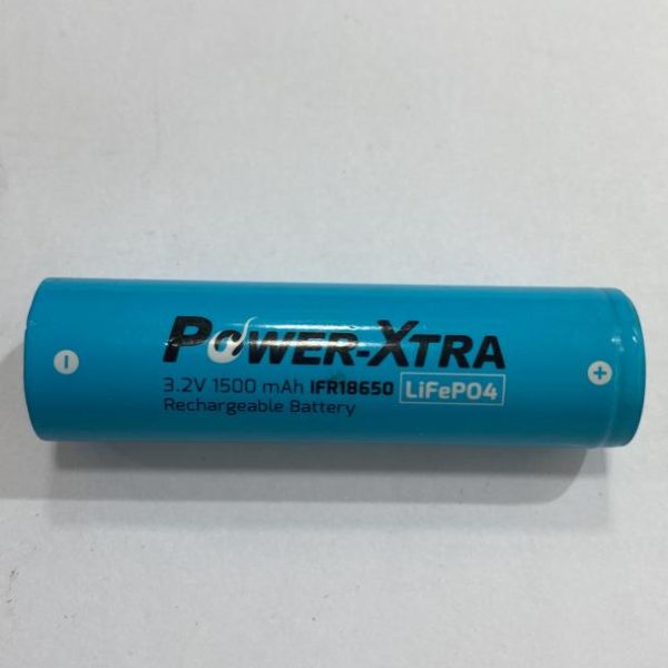 باطری لیتیوم شارژی 18650  3/2 ولت 1500 میلی آمپر