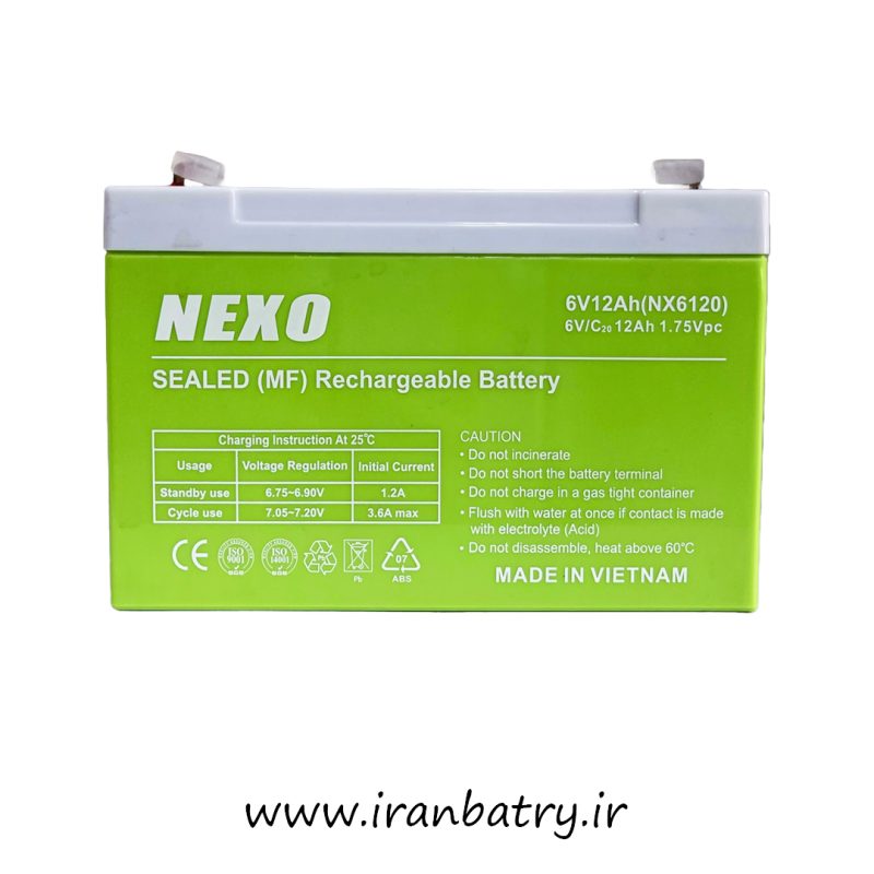 باتری 6ولت 12 آمپر NEXO