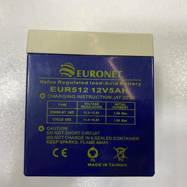 باطری ۱۲ ولت ۵ آمپر یورونت تایوان